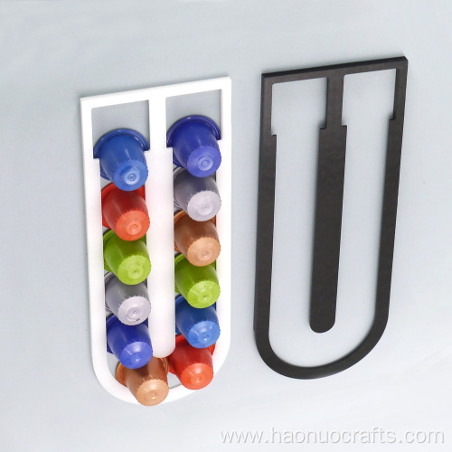 Hanging coffee capsule storage rack